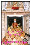 Annakut offered to Shri Shastriji Maharaj in Akshar Deri