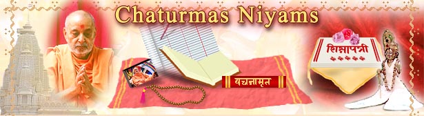 Chaturmas Niyams