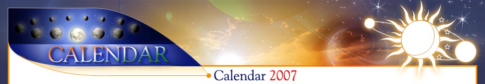 Calendar 2007