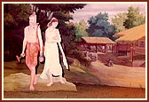 Maitreyi joins the sage Yagnavalkya, renouncing the worldly possessions to realize eternal knowledge
