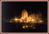 The 200 acres of land was meticulously landscaped with flowers, trees and fountains, adding a natural, soothing environment to the festival