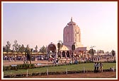 The 200 acres of land was meticulously landscaped with flowers, trees and fountains, adding a natural, soothing environment to the festival