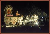 The beautiful sun-chariot spot imparted the message of punctuality and karma yog