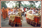 A colorful parade through the CFI grounds capsuled the traditions, festivals and characters of India's glorious heritage