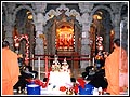 Sadhus performing the arti