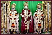 Aksharbrahma Gunatitanand Swami, Bhagwan Swaminarayan and Shri Gopalanand Swami, Amdavad