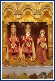 Shri Harikrishna Maharaj and Shri Radha-Krishna Dev