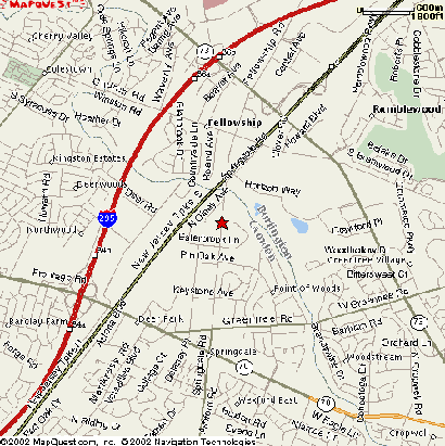 Cherry Hill Direction Map