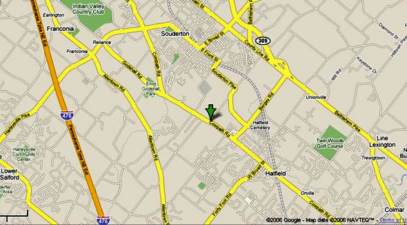 Los Angeles Mandir Direction Map