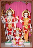 Shri Shiv Parvati and Shri Ganeshji 