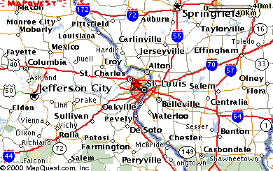 St. Louis Direction Map