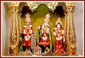 Shri Harikrishna Maharaj and Shri Radha Krishna Dev