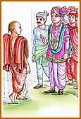 Shriji Maharaj and Sadhuram