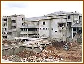 The Haveli (cultural complex) in its final stages