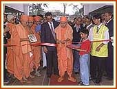 Inaugurating a Primary school run by the Premier Academy 