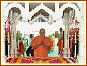 Swamishri at Yogi Smruti Mandir