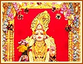 The sacred murtis of Akshar Mandir adorned lavishly for the day of Annakut - Ghanshyam Maharaj