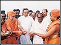 The Chief Minister of Orissa, Shri Naveen Patnaik performs dedication ceremony to the recital of Vedic verses