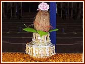 The Kalash on which Swamishri performed the pujan