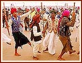 Tribals dance with joy on the main stage