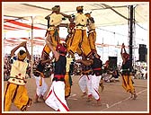 A thrilling tribal dance by trained youths 