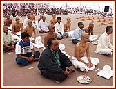 Twelve Youths  awaiting Parshad diksha with their guardian