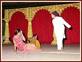 A costume drama was enacted on social evils and the importance of satsang