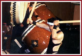 Invocations by The Shumei Taiko Ensemble prior to the Prayer Session 