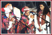 Inca blessings being rendered by Q'ero elders from Peru