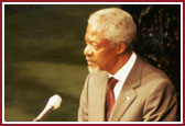 H.E. Kofi Annan, Secretary-General of UN delivered the inaugural address 