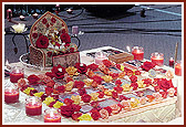 Swamishri's puja on Diwali morning