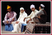 Kishores and yuvaks performs drama ' Nenpur na Devaji Bhagat'