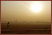 The 30-acre Akshardham complex site