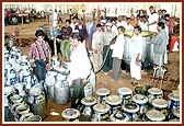 The kitchen catered to thousands everyday