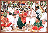  1500 devotees participated in the yagna and prayed for world peace 