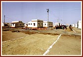 A view of the earthquake- resistant houses and village layout