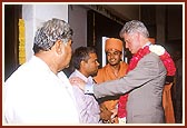 Meeting some of the earthquake victims to whom BAPS brought relief and rehabilitation