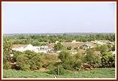 The green rural landscape of Sankari village
