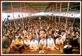 Devotees during Guru Punam assembly