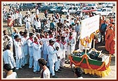 A traditional music band from Badalpur