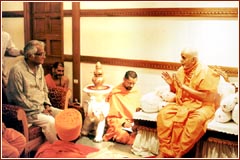 Swamishri explains, " Our Guru Yogiji Maharaj always preached the principles of unity, brotherhood and peace..."