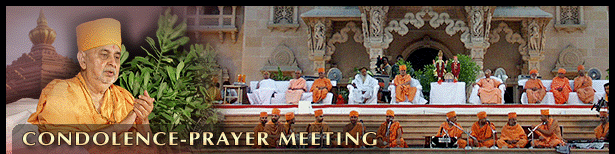 Condolence - Prayer Meeting