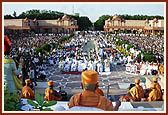 Over 30,000 people seated in the prayer assembly 