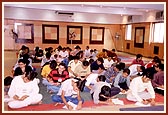 Questionnaire session during the kishore-kishori shibir