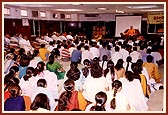 Pu. Doctor Swami addresses a joint session of the shibir