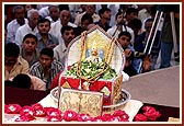 New Year's darshan of Shri Harikrishna Maharaj