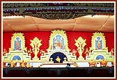 Views of the stage, with attractive decorations