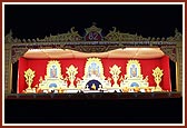 Views of the stage, with attractive decorations