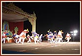 The teenagers and children of BAPS perform traditional folk dances