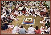 770 devotees performed the rituals in the Vishwa Shanti Maha Yagna